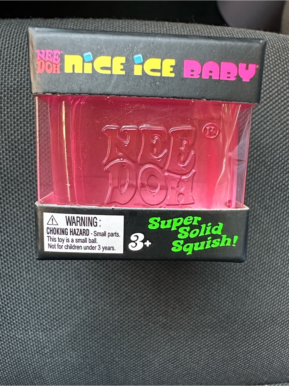 Nee Doh Nice Ice Baby Pink Squishy Toy